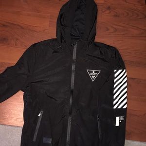 Stylish Black Rain Jacket